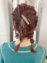 ヘアー アイス 御器所本店(HAIR ICI) へんてこアレンジ × ミディアム