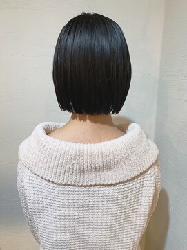 ローグ ヘアー 金町店(Rogue HAIR) ローグ金町美容室《沙月》　アゴラインの切りっぱなしボブ