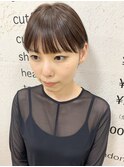 【morio】札幌ショート　大人かわいい耳かけマッシュショート