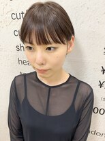 モリオ フロム ロンドン サッポロファクトリー店(morio FROM LONDON) 【morio】札幌ショート　大人かわいい耳かけマッシュショート