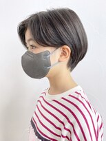 アイティーバイアルバム 松戸店(IT by ALBUM) ハンサムショートベージュ_外ハネボブセクションカラー_ba381521