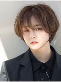 丸みショートボブ