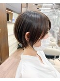 【横浜】丸みショートボブ