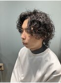 ウルフ×波巻きパーマ