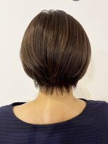 レポヘアー(Repos hair)&nbsp;30代40代ミニボブココアブラウン小顔美肌ストレート丸み