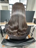 ジーニー 横浜(giinii) レイヤーロングブリーチなしダブルカラー髪質改善イメチェン美髪