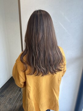 ヘアスペースブルーム エボリューション 庄内店(HAIR SPACE BLOOM evolution) 【庄内店/カラー】 暖色系カラー20代30代40代 ×セミロング