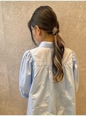 三軒茶屋_レディース_ロング_ヘアアレンジ_ヘアセット_シンプル
