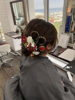 クラン ヘアーアンドスタジオ(CLAN hair & studio)&nbsp;ハイトーンエクステブリーチインナーミルクティーベージュ
