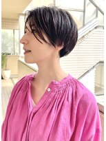 ファイブシーン アオヤマ(5SCENE AOYAMA)&nbsp;ショートパーマショートカット前髪あり前髪なしハンサムショート