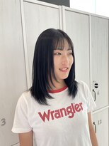 ハーツヘアーズ 五日市店(HEARTS hair's)&nbsp;レイヤーカット／ブルーブラック