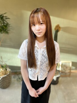 クオン(kuon) ナチュラルロング&イヤリングカラー【シールエクステ】