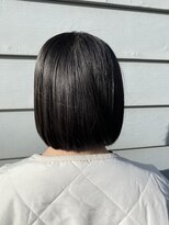 ヘアーアンドメイクアップモパ&nbsp;切りっぱなしボブ