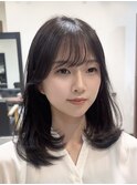 レイヤーカット/ワンカール/大阪前髪/顔まわり/谷町四丁目