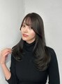 ムク 新宿(muc)&nbsp;艶オリーブグレージュ×ワンカールで決まる韓国レイヤー
