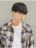 波巻きスパイラルパーマメンズマッシュパーマツイストパーマ