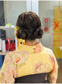 ツインお団子ヘアアレンジ