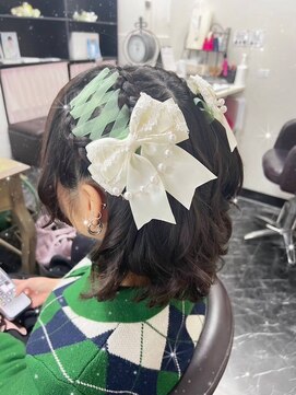 エヌエービー 池袋店(N.A.B.) ハーフツインテール