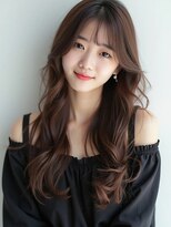 クレビアテン(CreBiA ten_) 韓国/髪質改善/レイヤーカット/セミロング/小顔/透明感カラー