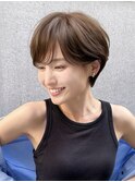 ショートヘア/分け目なし/イメチェン/30代40代50代60代/表参道
