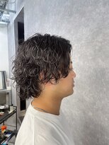 メンズサロン キング 梅田店(Men’s salon K!ng)&nbsp;ホワイトメッシュ/ツイスト/ツイスパ/パーマ/メンズ/眉毛