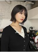 ミディアムレイヤーレイヤーボブくびれボブ