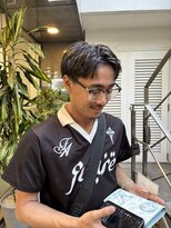 メンズレコ 渋谷(MEN'S LECO)&nbsp;メンズハイライトカラーシルバー