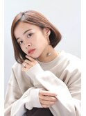内巻きボブ