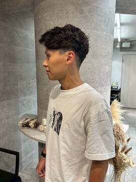 ラナ 新宿(lana) シャドウパーマ/メンズカット/似合わせ/【lana hair新宿】