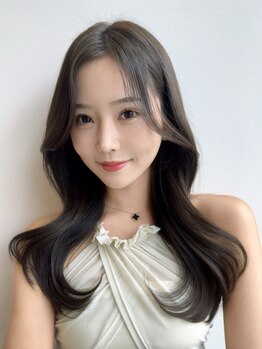 ウィクシーミミ 栄矢場町店(wixy mimi)の写真/人気の中韓mixスタイルもお任せ♪韓国風★カット+カラー+【韓国式髪質改善】シンデレラTR￥19000