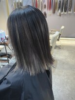 ウェーブ(WAVE)&nbsp;アンブレラカラー/インナーカラー/チャコールグレー