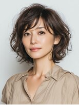 ビフィーノ リルネ(Bifino Rilune)&nbsp;クラゲヘアー/小顔/ココアベージュ/オリーブグレー/川西