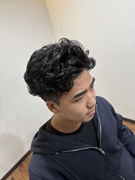 MEN’S HAIR/波巻ツイストスパイラル/フェザーパーマ/船橋