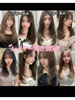 リッカ(LICCA)&nbsp;(licca内堀) レイヤーカット×前髪×シースルーバング