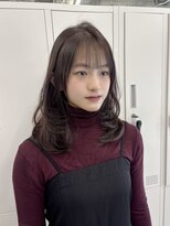 アリュウル 表参道(ALLURE)&nbsp;ミディアムレイヤー/チョコレートベージュ/ショコラカラー　佐藤