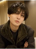 men's/メンズ/リバースセンターパート/サーフカール/フェード