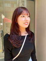 アネ(annee)&nbsp;ピンクブラウン×ハッシュカット