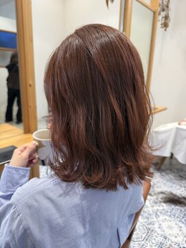 ジジ チーク 栃木(Gigi cheek) ブリーチなしでつくるピンクベージュ