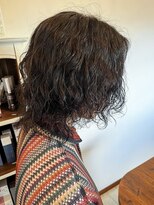 セットアップ 岡山北長瀬店(SET-UP) メンズウルフ ツイストスパイラルパーマ 刈り上げ
