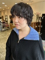ロプート(Loput) ショートレイヤー×ニュアンスパーマ