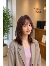 ヘアースパ ノッシュ 博多千代店(Hair Spa Nosh)&nbsp;Hair Spa Nosh 博多千代店/ミディアムレイヤー/韓国風レイヤー