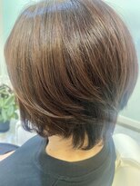 hanz.hair【ハンズヘアー】髪質改善/縮毛矯正/ハイライト/メテオカラー&nbsp;ナチュラルなショートボブ