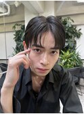 men's/メンズ/ダウンパーマ/黒染め/韓国/ブルーブラック/池袋