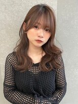 レーヴバイロンド 仙台(Reve by Lond)&nbsp;韓国レイヤー顔周りカットミルクブラウン髪質改善シースルー仙台
