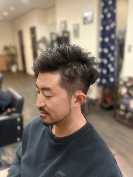 ヘアーメイク アルバ(hair make ALBA)の写真/【平井駅1分】大人男性の好印象スタイル！似合わせカット＋身だしなみ眉カットで清潔感アップ￥5610