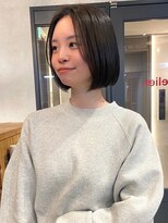 アトリエ タキ(atelier.taki)&nbsp;グレージュカラー 顔周りレイヤー ナチュラルショート