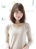 【Un ami】大人かわいい・小顔ふんわりミディー  松井 幸裕