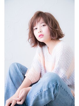 ミンクス 原宿店(MINX) ナチュラル×ピュアな切りっぱなしボブ