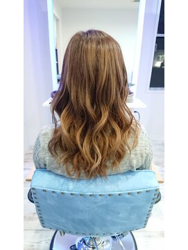 ヘアーディア(Hair...DiA) ふんわりグラデーション/オレンジブラウン[伊勢崎]