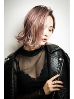 リック(Ric by KENJE)&nbsp;切りっぱなしボブ×ピンクアッシュ☆